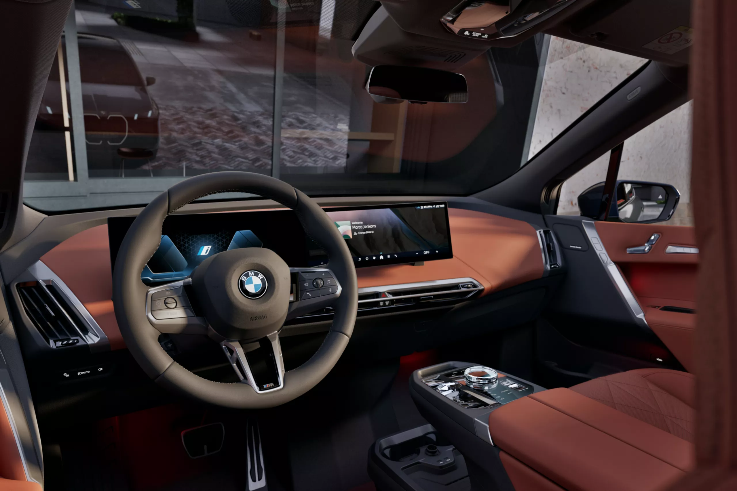 Silver design accents create a sportier look.