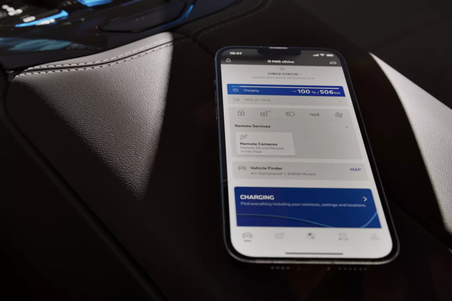  Charging status at your fingertips.