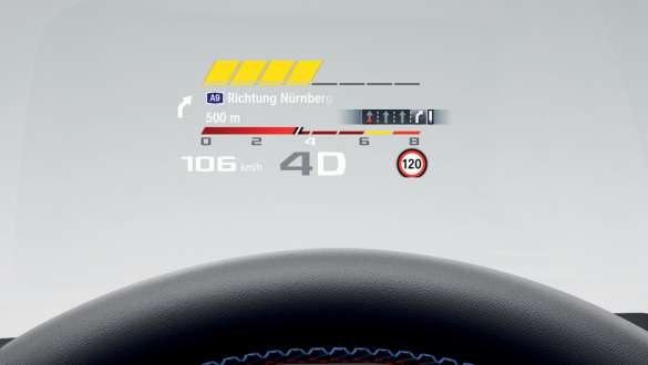  M specific Head-Up Display.