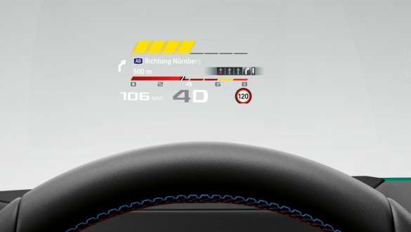  M specific Head-Up Display.