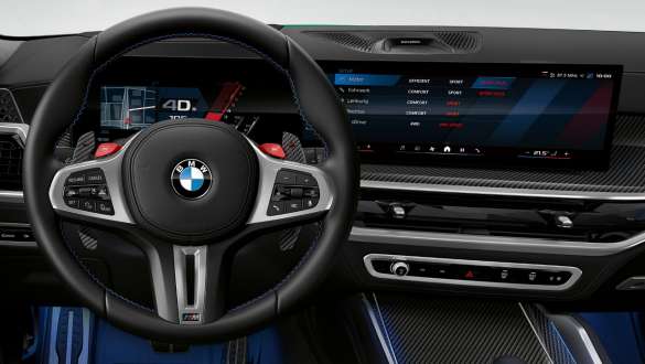  M specific instrument cluster.