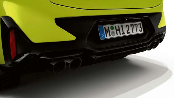  M Sport exhaust system.