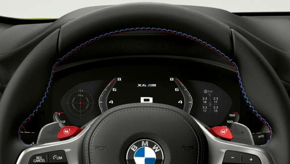  M specific instrument cluster.