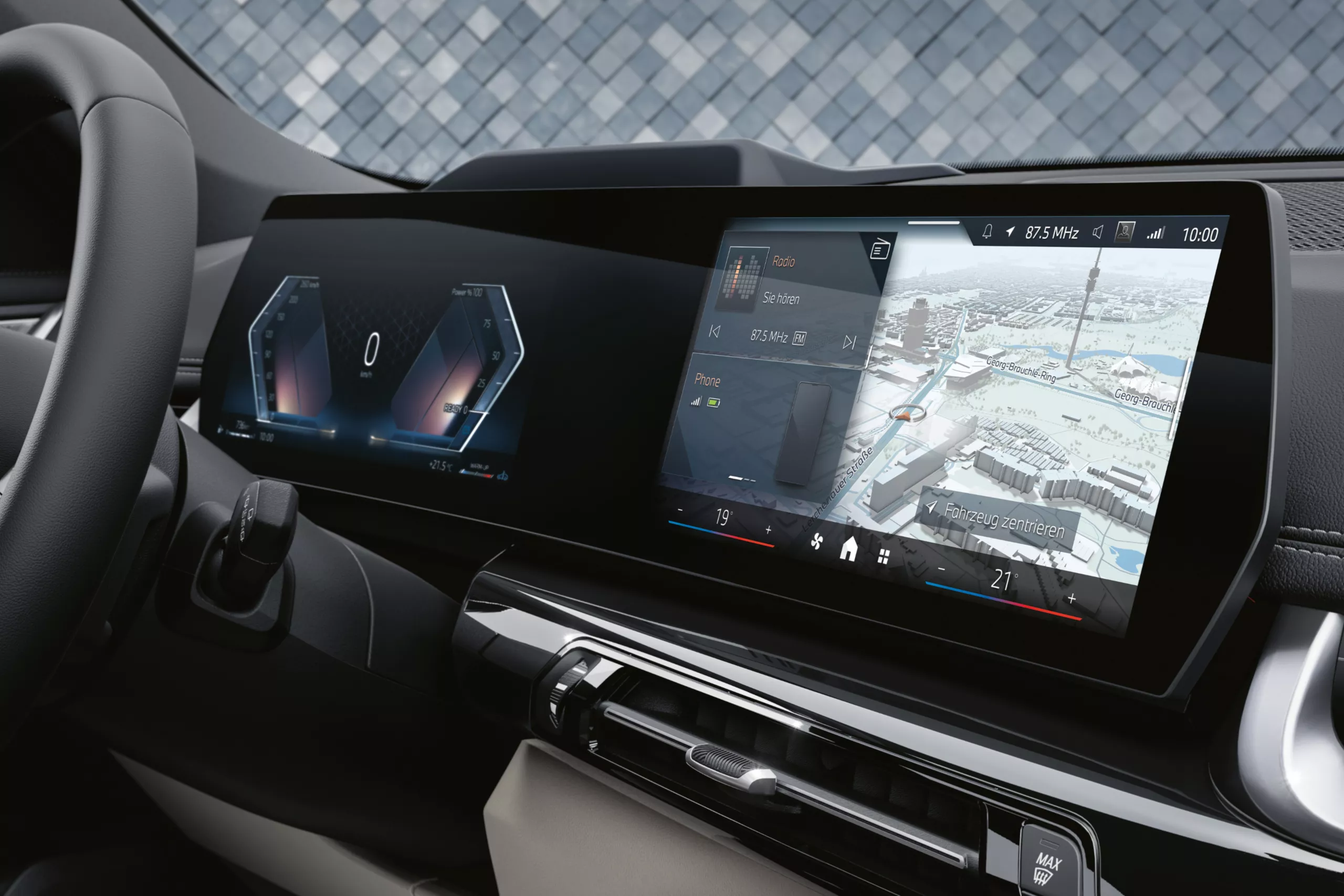 Intuitive controls in the cockpit.
