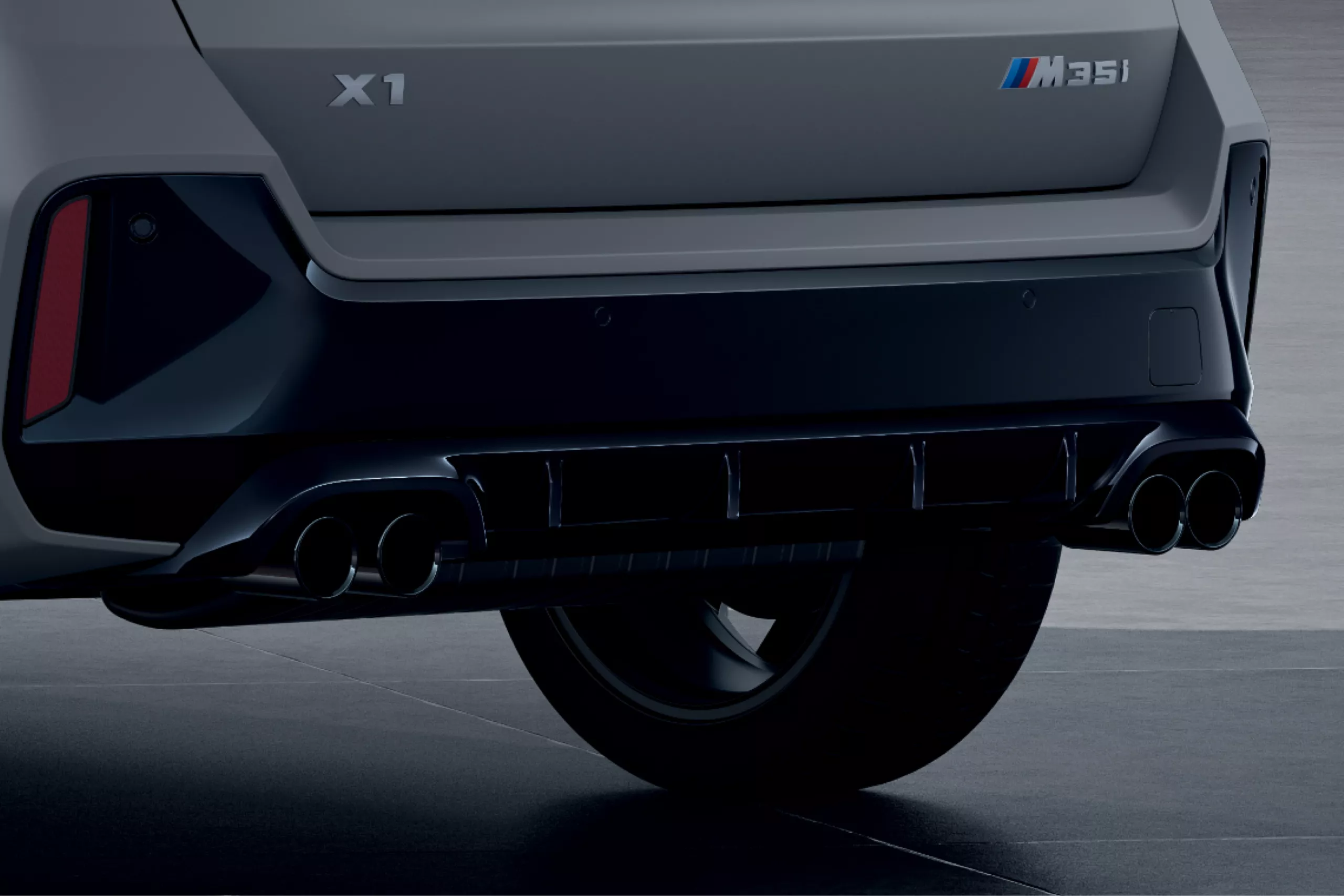 Powerful engine sound.