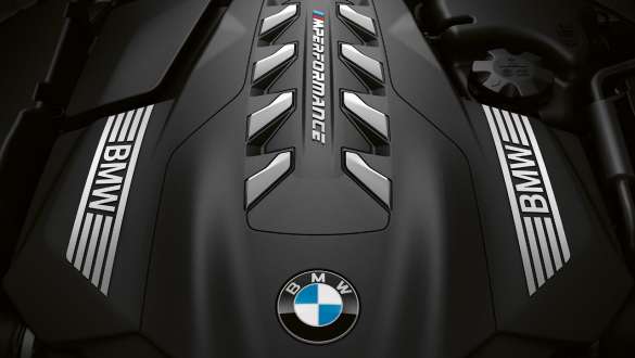  M TwinPower Turbo V8-cylinder petrol engine.