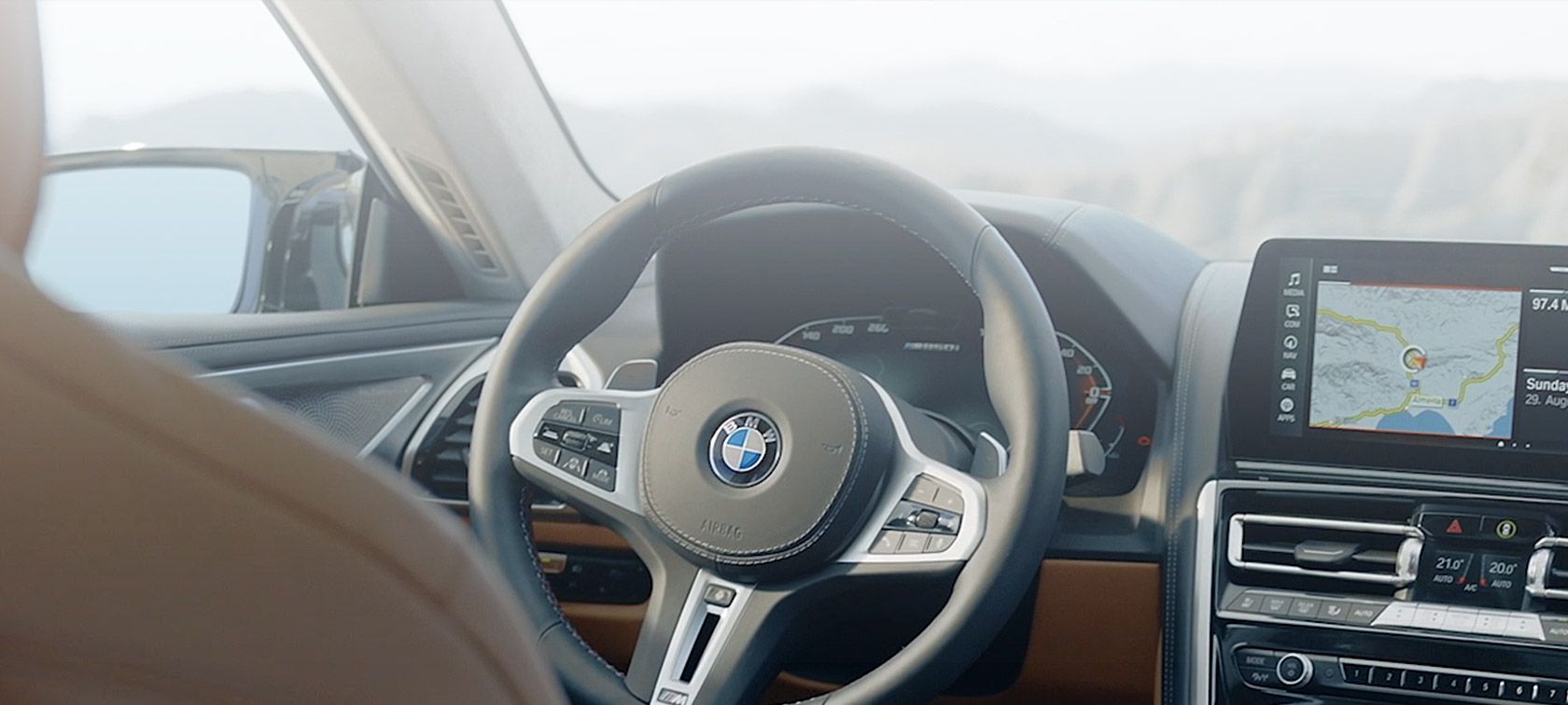 INTERIOR HIGHLIGHTS OF THE BMW 8 SERIES GRAN COUPÉ.