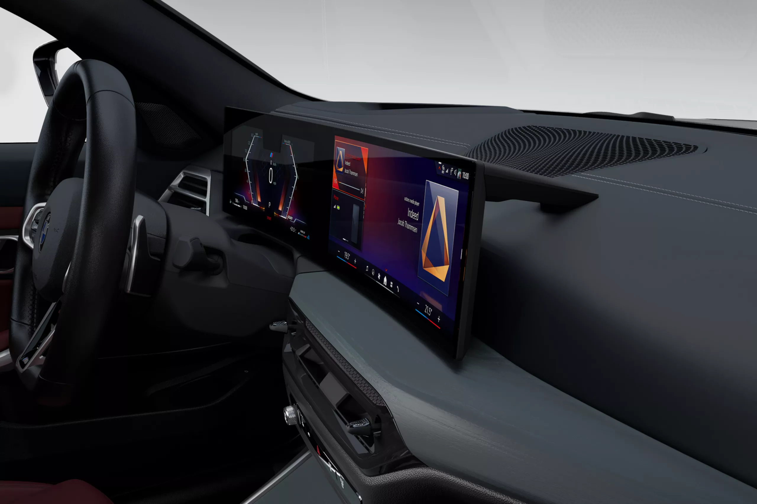 Sophisticated and coordinated interior.