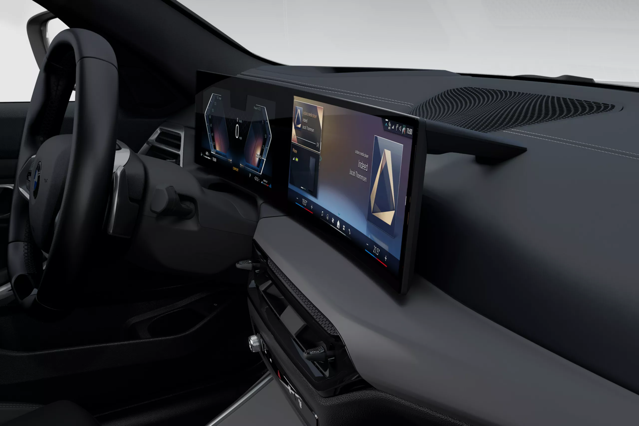 Sophisticated and coordinated interior.