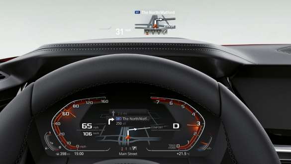  BMW Head-Up Display.
