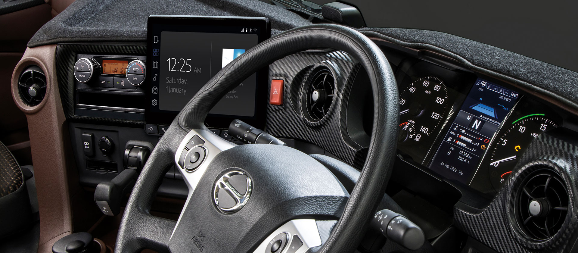 COMFORT DESIGNED FOR THE DRIVER