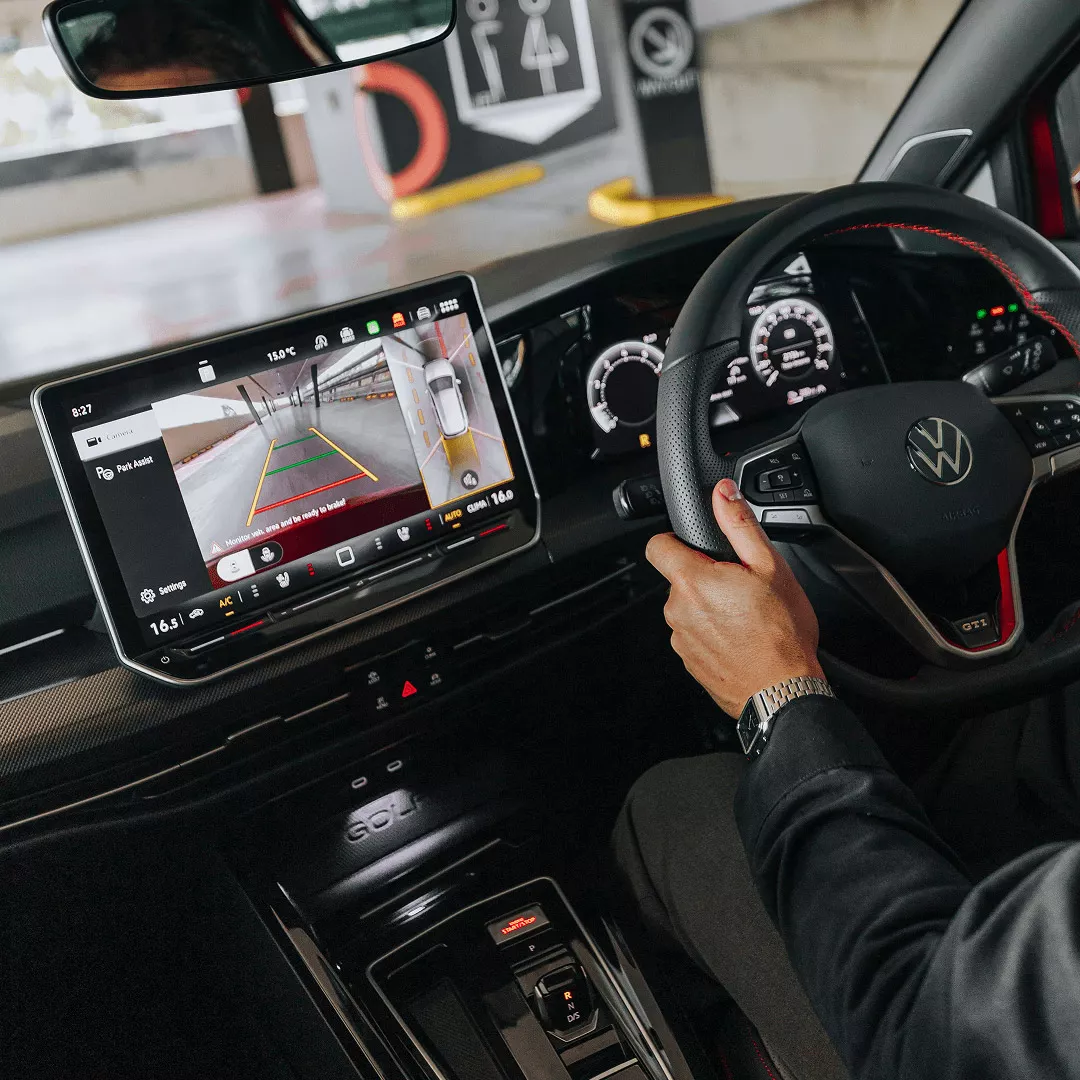 Park with the tap of a button