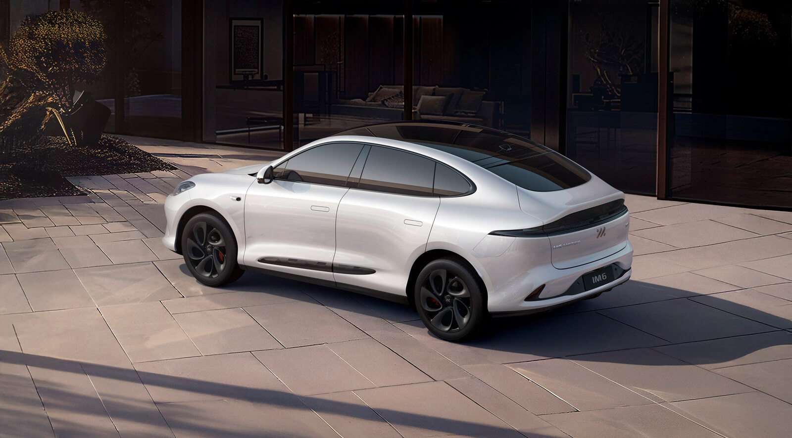 Sloping coupe design
