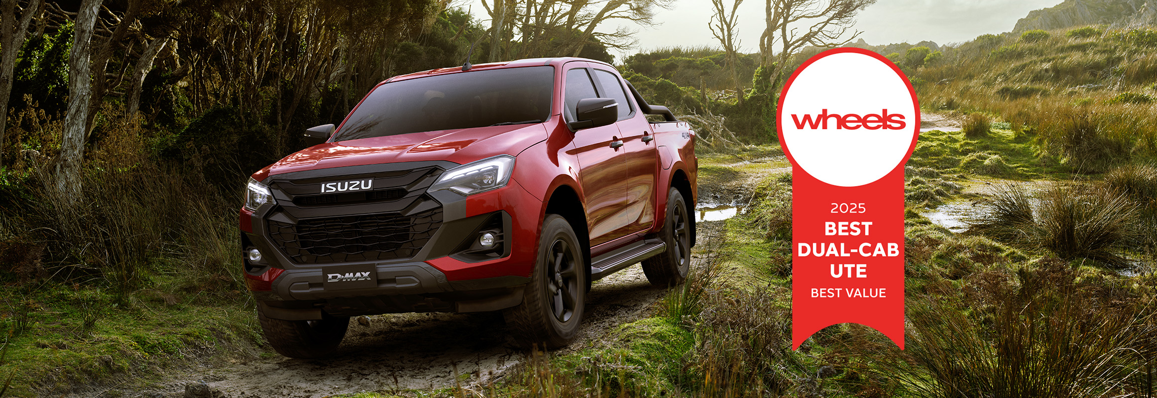 D-MAX X-RIDER wins Wheels Best Value Dual-Cab UTE for 2025
