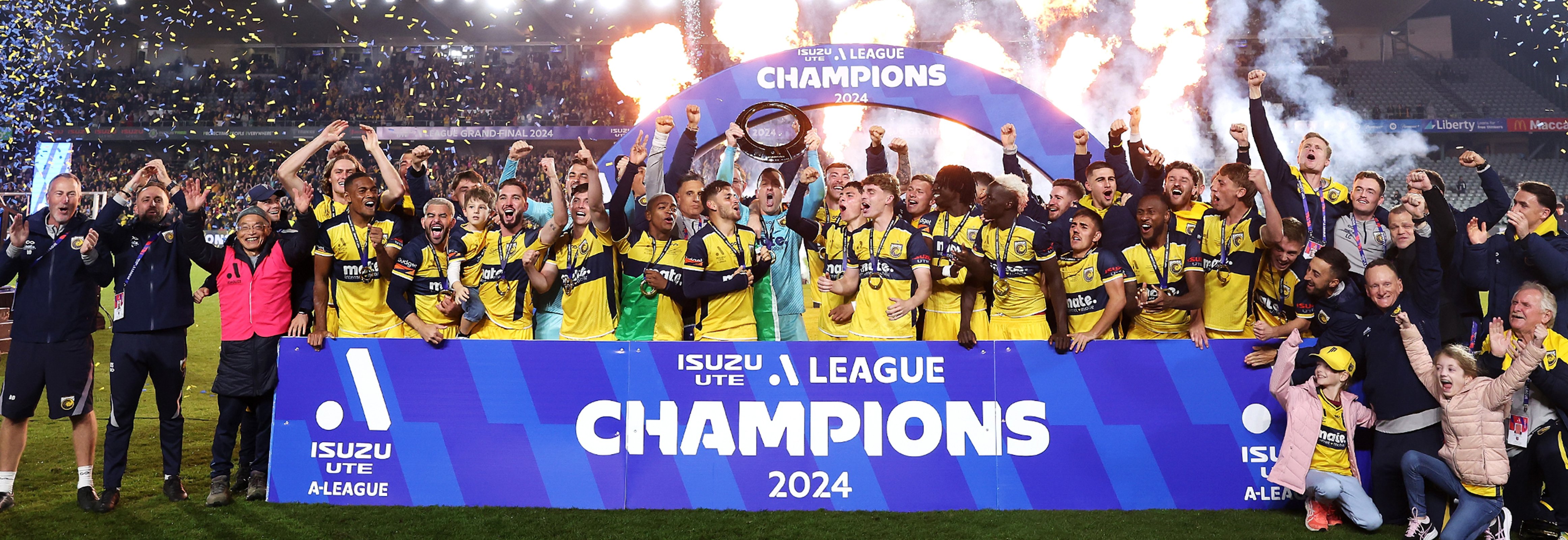 Central Coast Mariners Clinch Back-to-Back A-League Championships, securing historic treble with Win Over Melbourne Victory