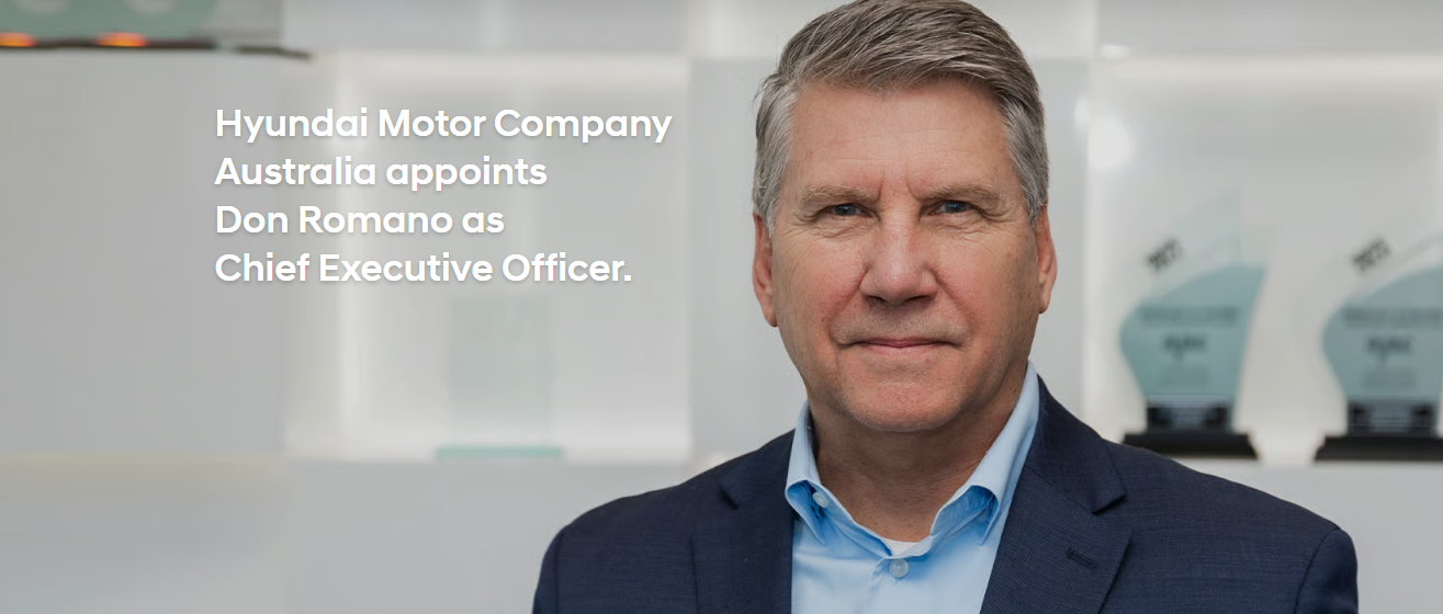 Hyundai Motor Company Australia appoints Don Romano as Chief Executive Officer