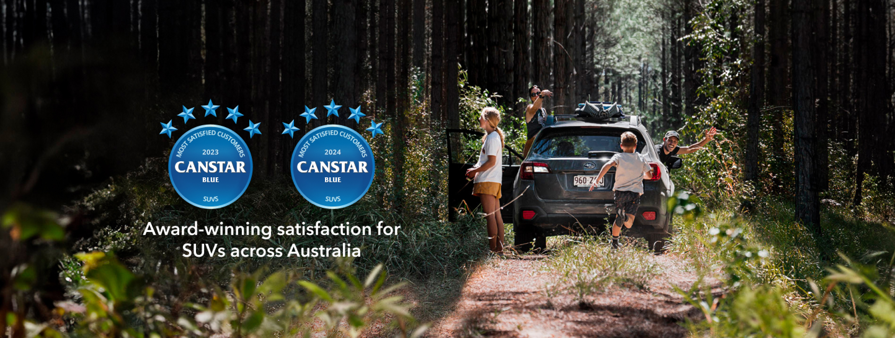 Subaru celebrates two-year reign as Australia's most satisfied SUV customers