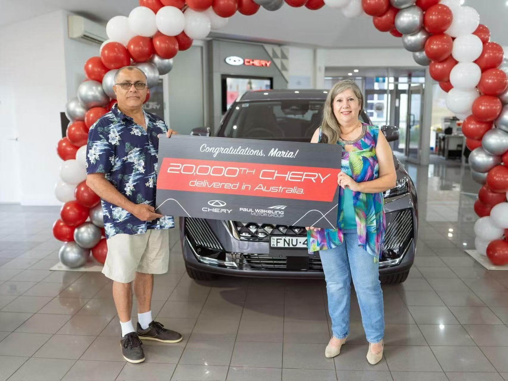 Chery celebrates 20,000 sales in Australia