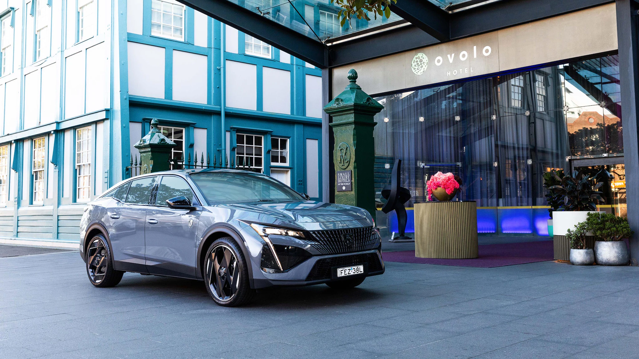 Marie Claire reviews PEUGEOT 408 x Ovolo Woolloomooloo