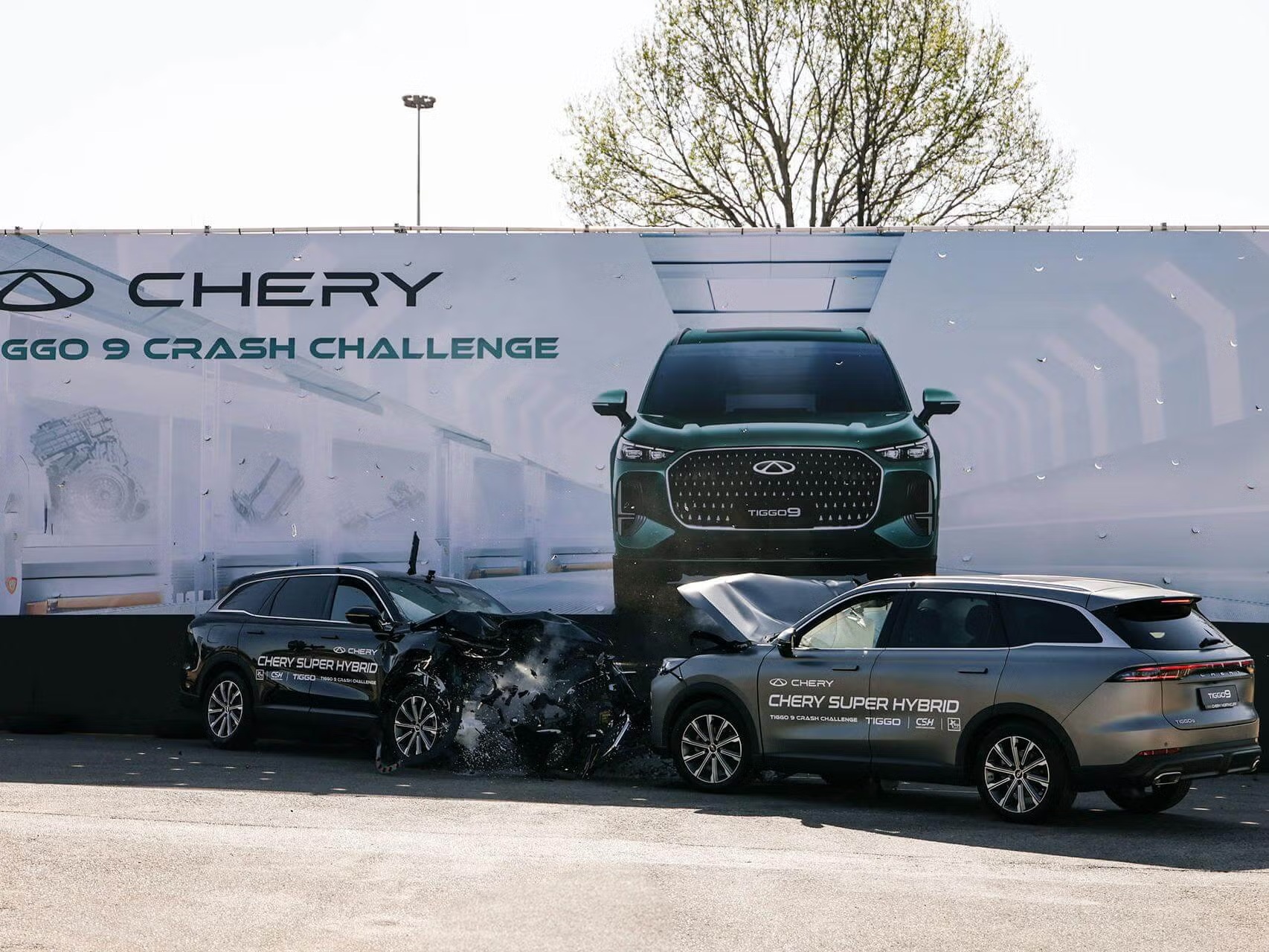 Chery Tiggo 9 Undergoes Landmark Dual-Vehicle Collision Test, Proving World-Class Safety Credentials