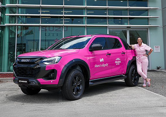 Isuzu UTE partners with women’s welfare charity Share the Dignity
