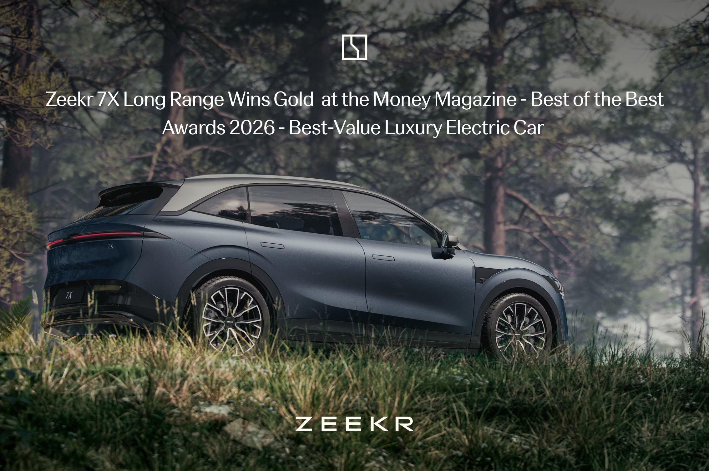 Zeekr 7X Long Range Wins Gold at Money Magazine Best of the Best Awards