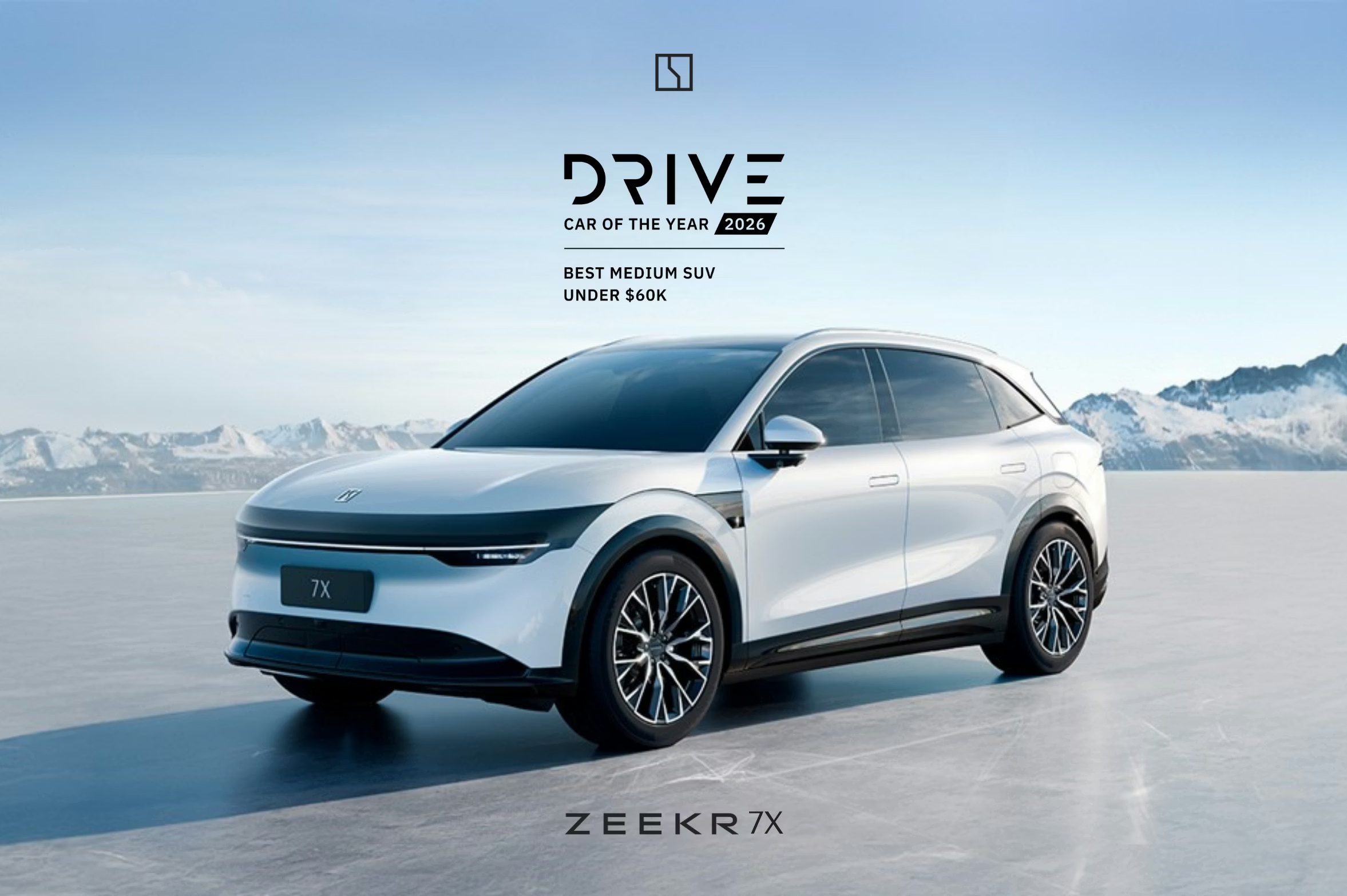 ZEEKR 7X named Drive Car of the Year 'Best Medium SUV Under $60k'