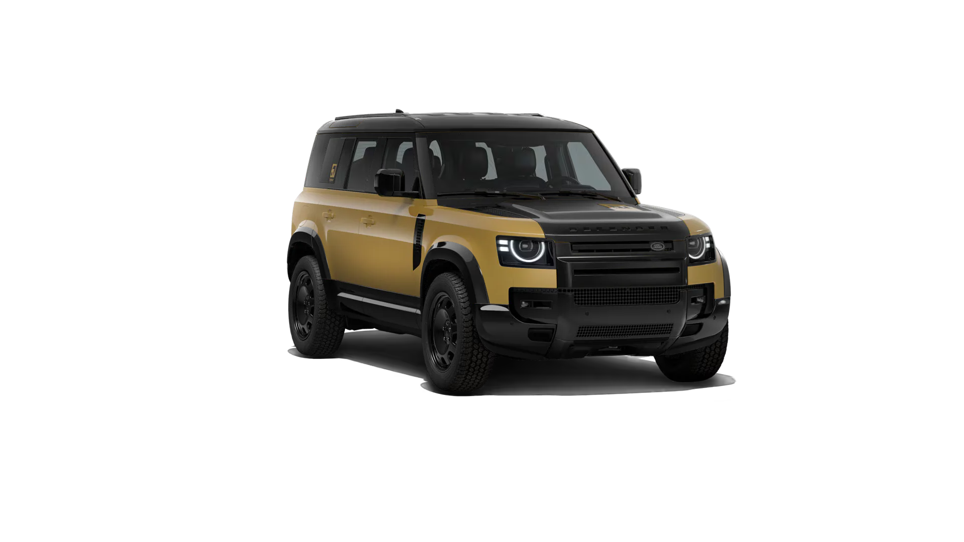 Defender 110 Trophy Edition in Deep Sandglow Yellow