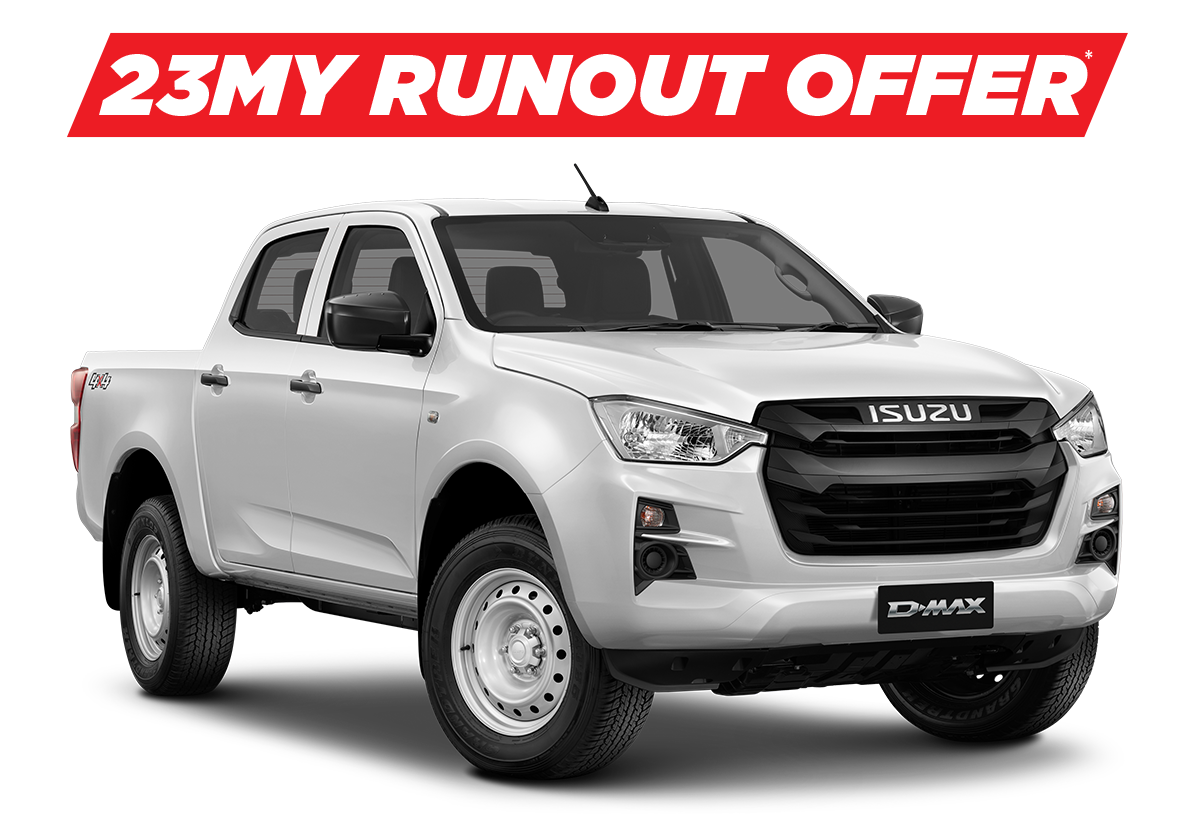 23MY D-MAX 4X4 SX CREW CAB UTE AUTO (1.9L) Image