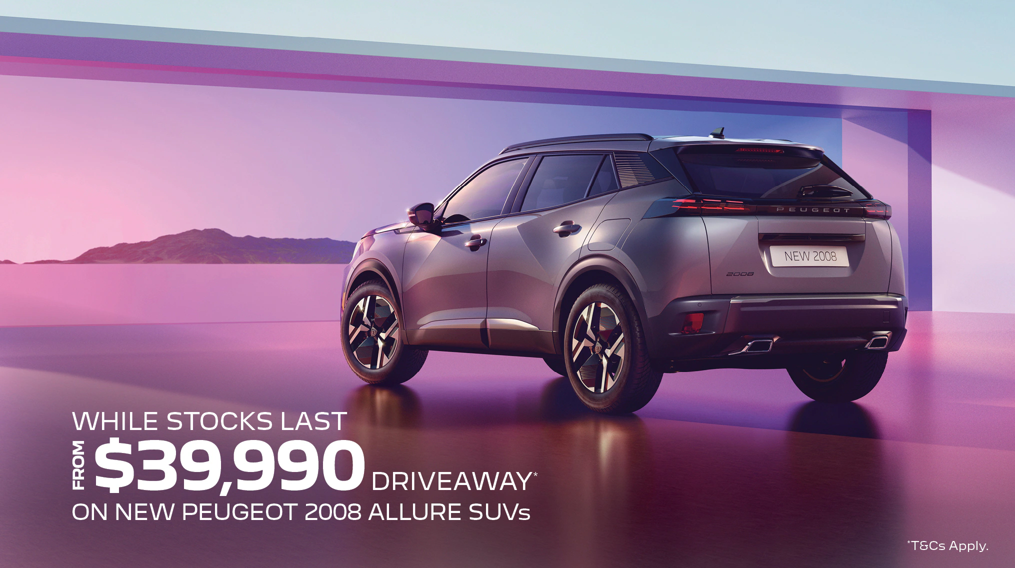 PEUGEOT 2008 ALLURE SUV DRIVEAWAY OFFER Image