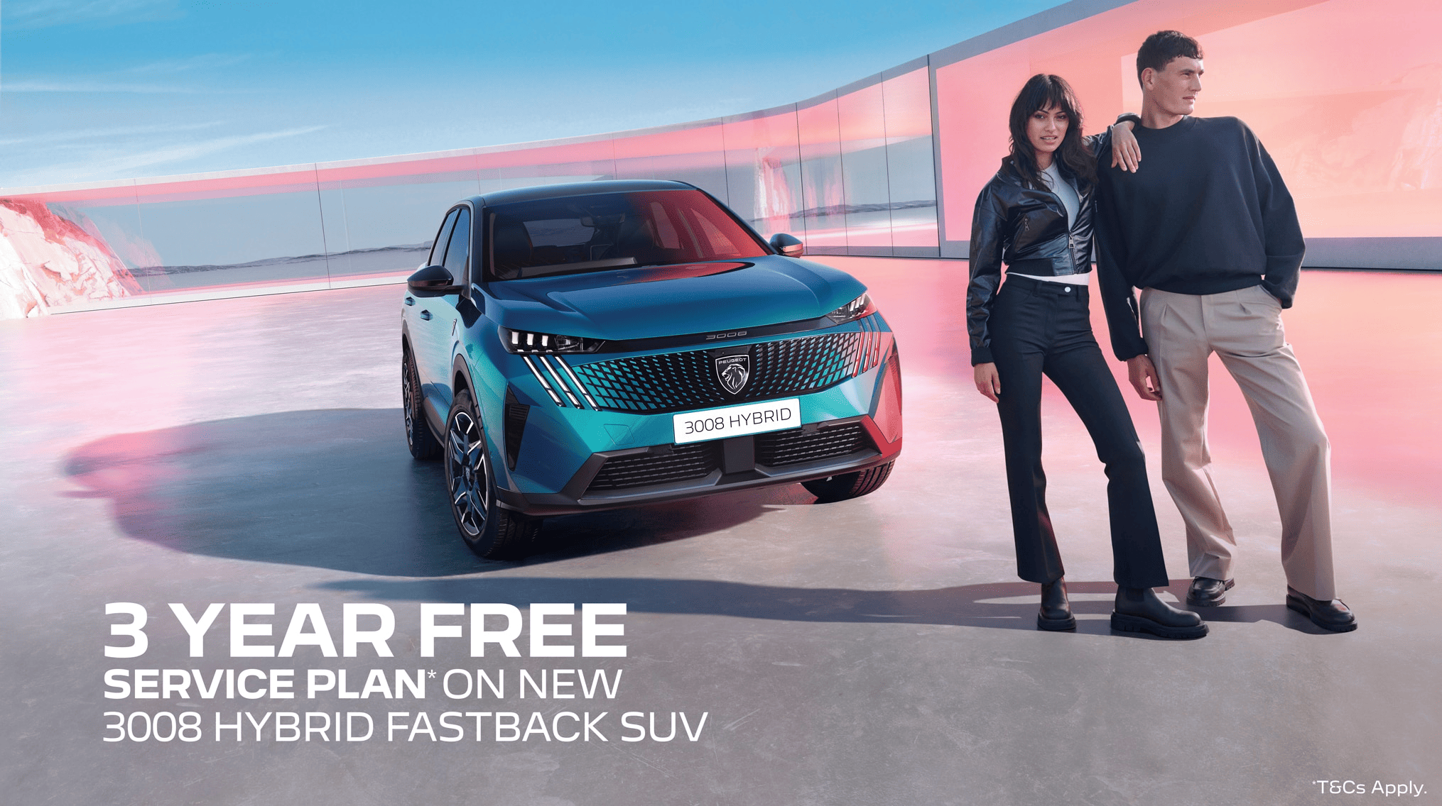 PEUGEOT 3008 HYBRID FASTBACK SUV SERVICE PLAN OFFER Image