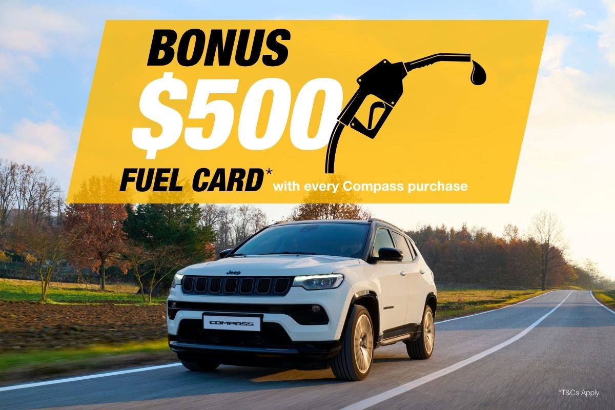 COMPASS FROM $39,990 DRIVEAWAY + $500 FUEL CARD* Image
