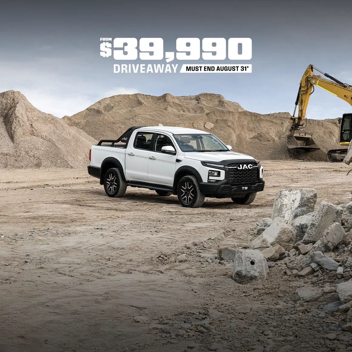 JAC T9 Oasis Driveaway Offer Image