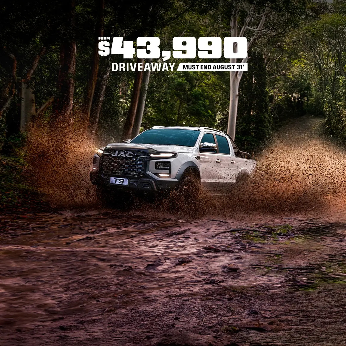 JAC T9 Haven Driveaway Offer Image