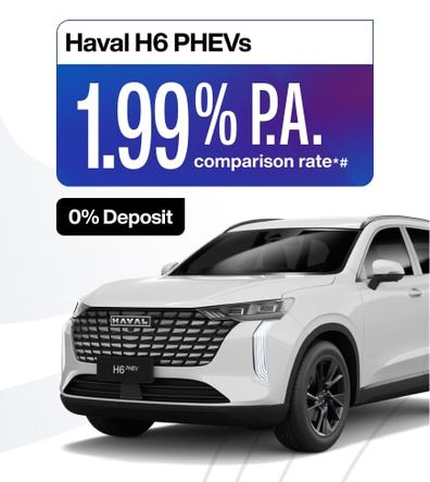 Haval H6 Finance Offer available on select Haval H6 Plug-in Hybrid models* Image