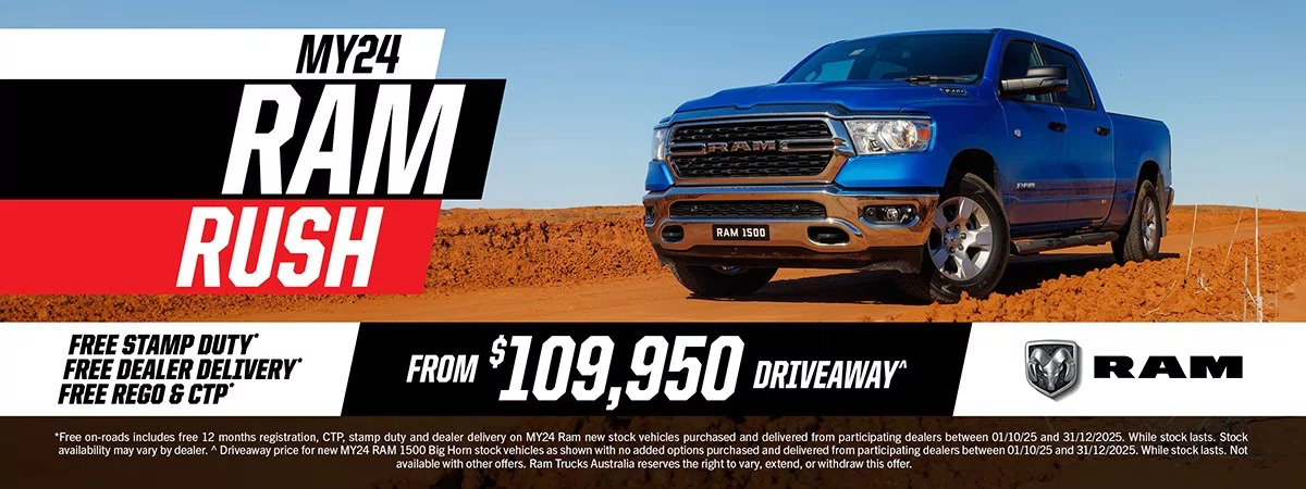 MY24 Ram Rush 1500 Big Horn - Free On-Roads Image