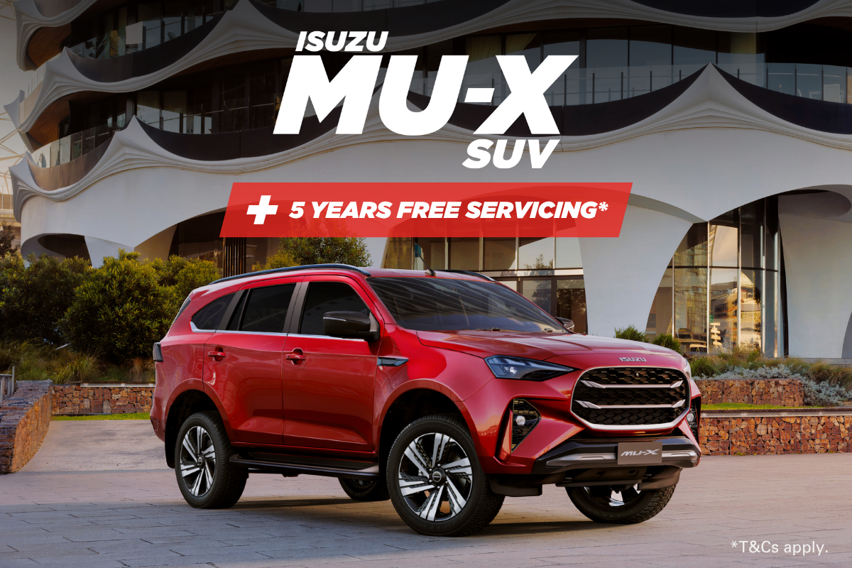 Get 5 Years Free Servicing on the MU‑X Image