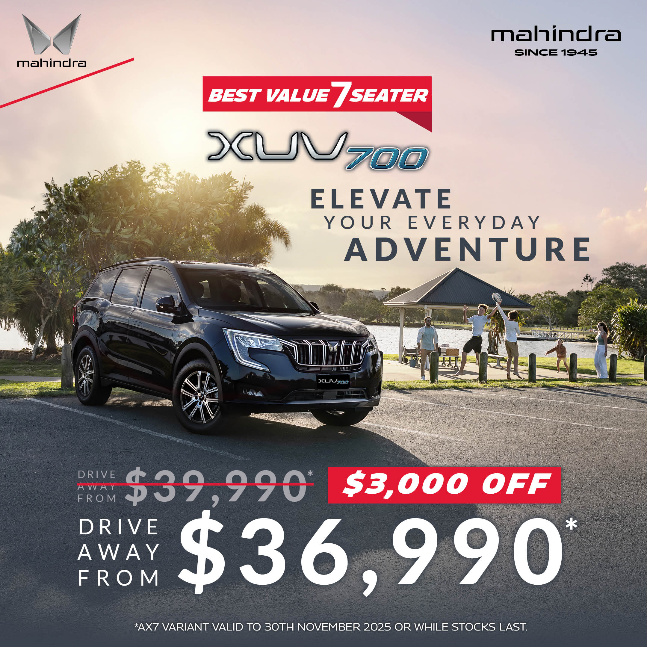XUV700 $3,000 Off AX7 Image