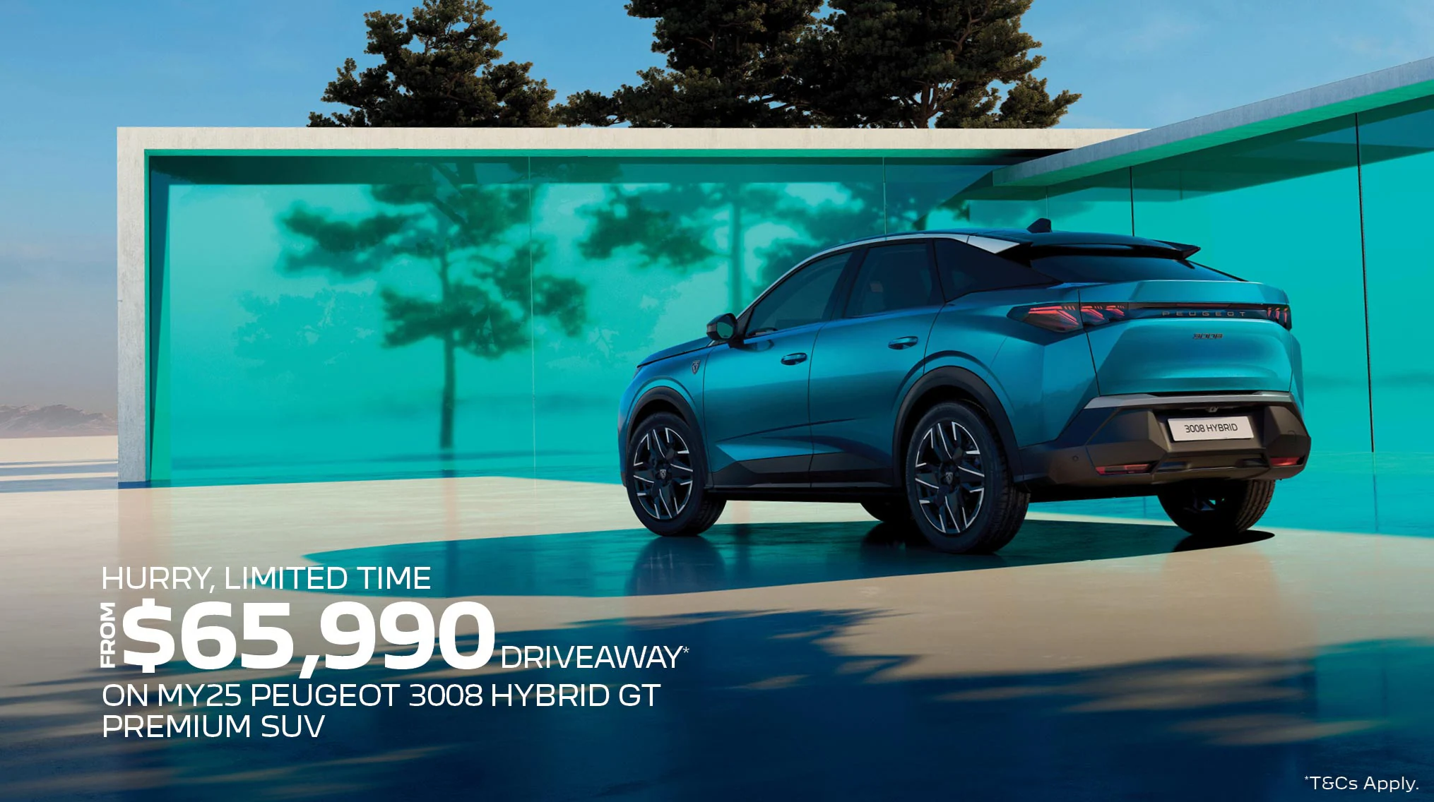 PEUGEOT 3008 GT PREMIUM SUV DRIVEAWAY OFFER* Image