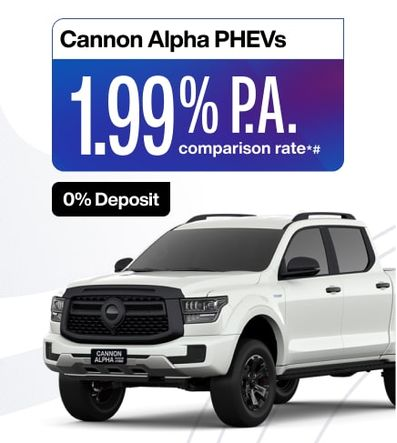Cannon Alpha Finance Offer available on Cannon Alpha Plug-in Hybrid models* Image